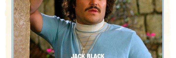 Jack Black, łańcuszek, mur, Nacho Libre