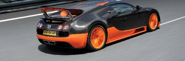 Spojler, Wysuwany, Bugatti Veyron 16.4 Super Sport