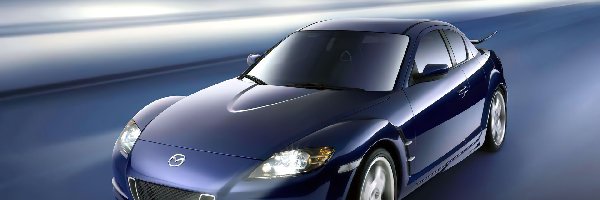 Mazda RX8, niebieska