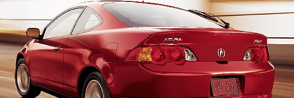 Tył, Acura RSX, Czerwona