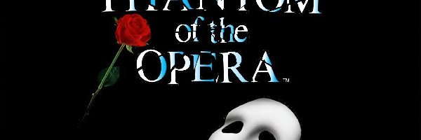 Phantom Of The Opera, maska, róża, tytuł