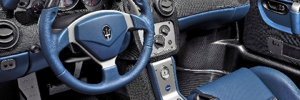 Wnętrze, Niebieskie, Maserati MC12