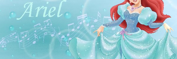 The Little Mermaid, Ariel, Księżniczka, Mała Syrenka