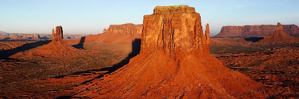 Skały, Wyżyna Kolorado, Rezerwat Indian Navaho, Stan Utah, Stany Zjednoczone, Monument Valley, Dolina Skał