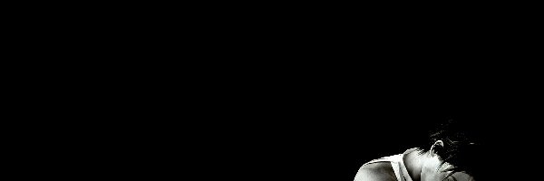koszulka, biała, Adrien Brody
