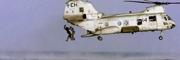 CH-46, Desant, Sea Knight, Boeing-Vertol