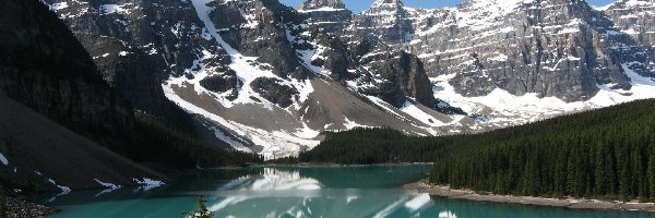 Park Narodowy Banff, Jezioro, Góry Skaliste, Kanada
