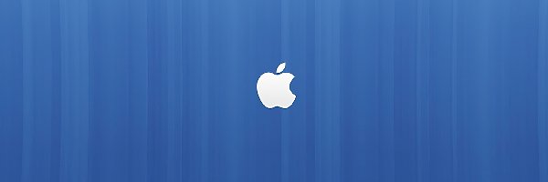 Logo, Hardware, Apple, Niebieskie, Tło