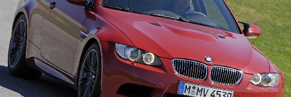 BMW, E90, M-Power, Czerwone