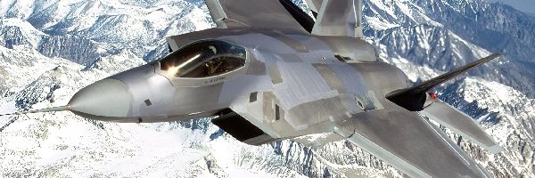 Góry, Raptor, F-22, Odrzutowiec