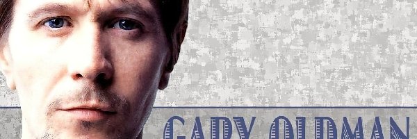 niebieskie oczy, krótkie włosy, Gary Oldman