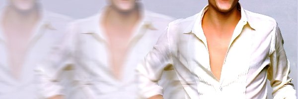 biała koszula, Heath Ledger