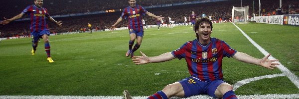 Radość, Barcelona, Lionel Messi