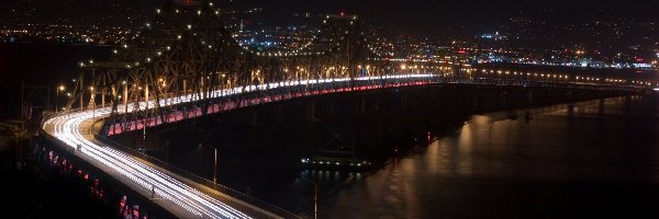 Most, Światła, Noc