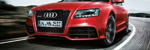 Przód, Audi RS5, Czerwone