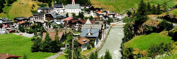Miasteczko, Austria, Tyrol, Rzeka