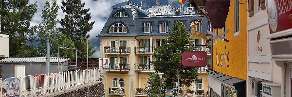 Uliczka, Austria, Bad Gastein, Hotel