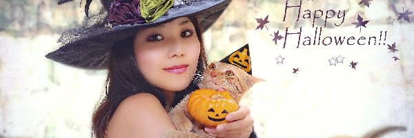 Kot, Czarownica, Halloween
