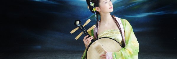 Kimono, Instrument, Kobieta