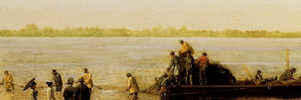 Morze, Rybacy, Łódź, Thomas Eakins