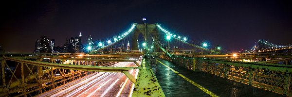 Most, Noc, Miasto