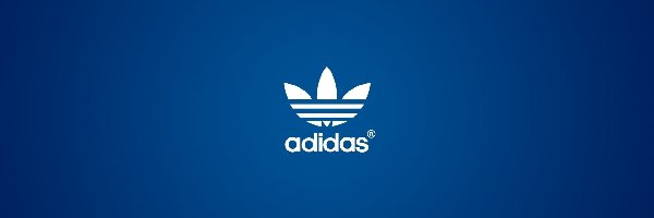 Adidas, Tło, Niebieskie, Logo