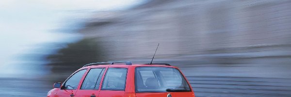 Czerwone, Kombi, Volkswagen Golf 4