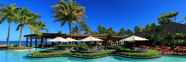 Fidżi, Wakacje, Hotel The Westin Denarau Island Resort & Spa, Morze, Palmy