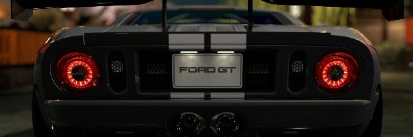 Tył, Ford GT