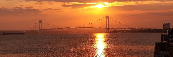 Most, Słońca, Zachód