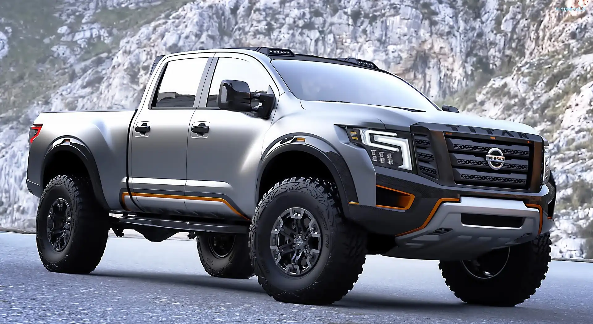 Skały, Titan Warrior, Nissan