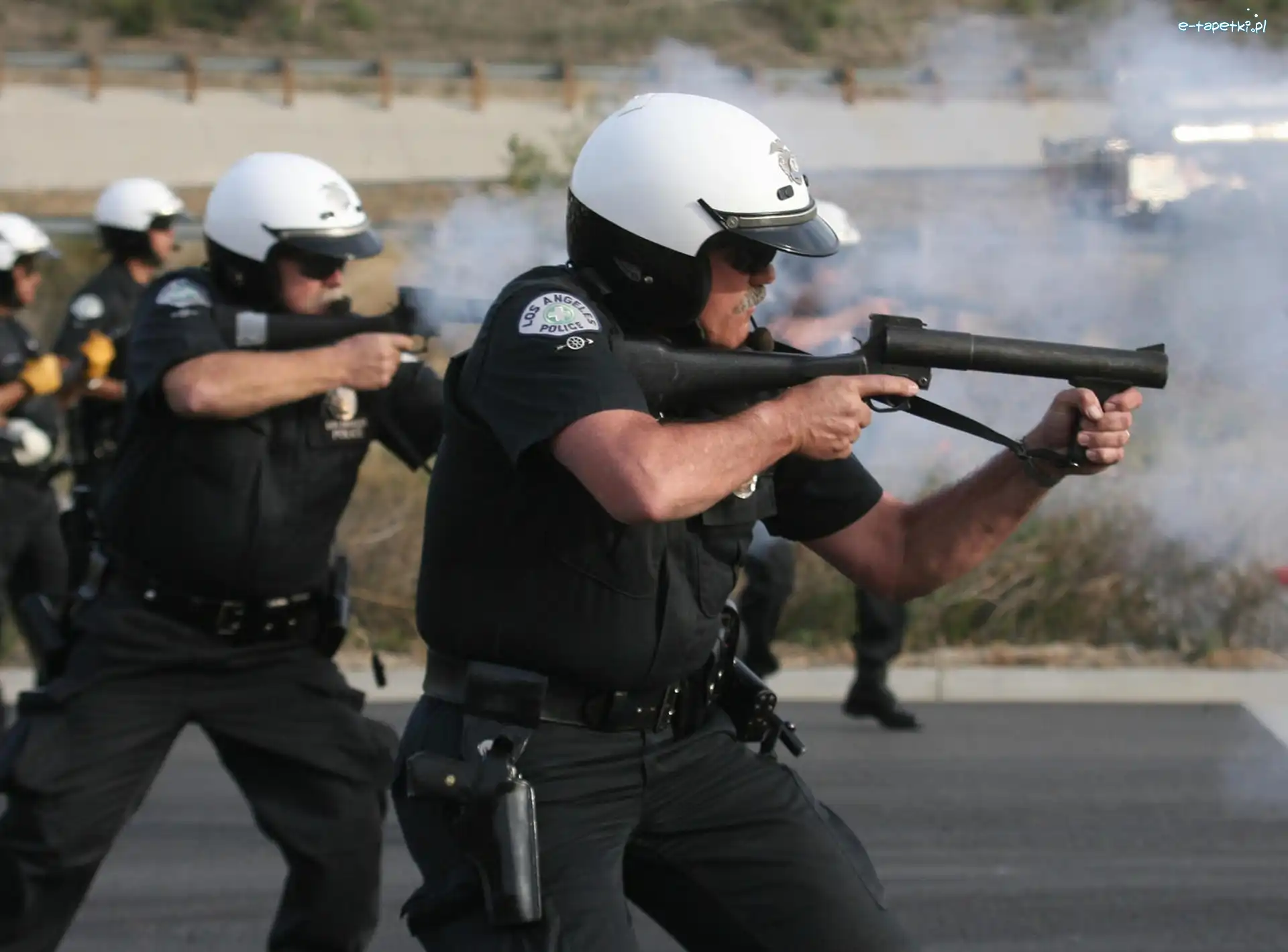 Policjanci, Interwencja, Broń, LAPD