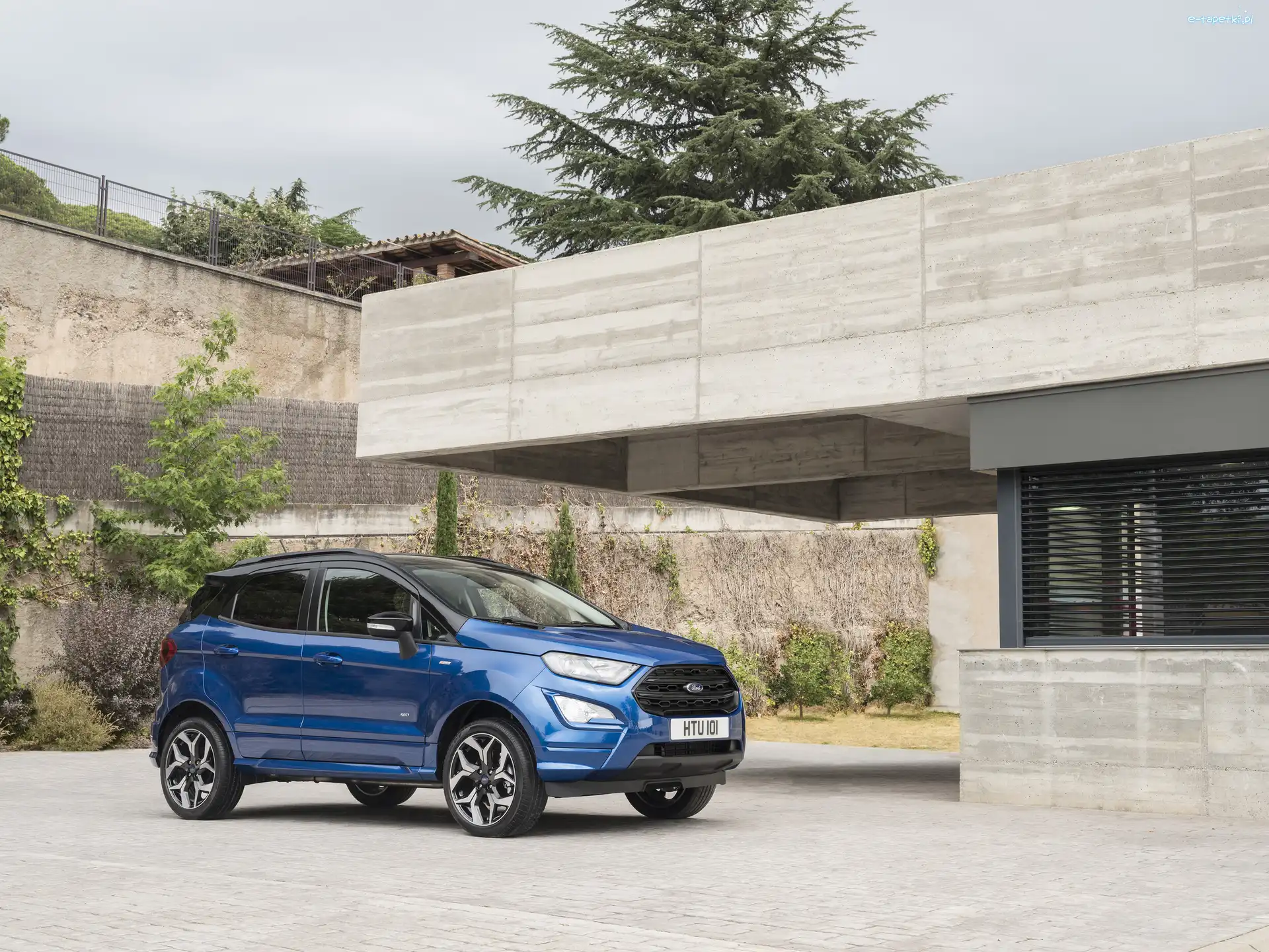 2017, Ford EcoSport ST-Line, Niebieski