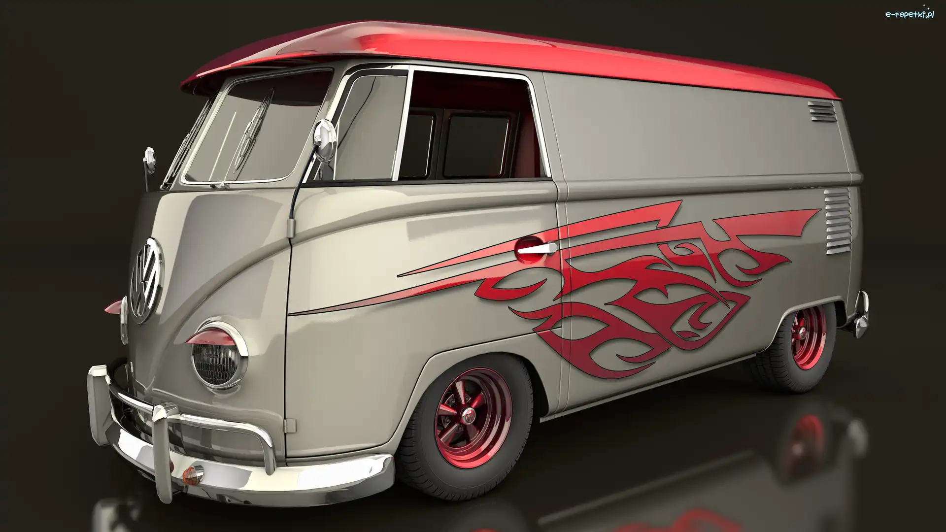 1950, 3D, Zabytkowy, Volkswagen T1
