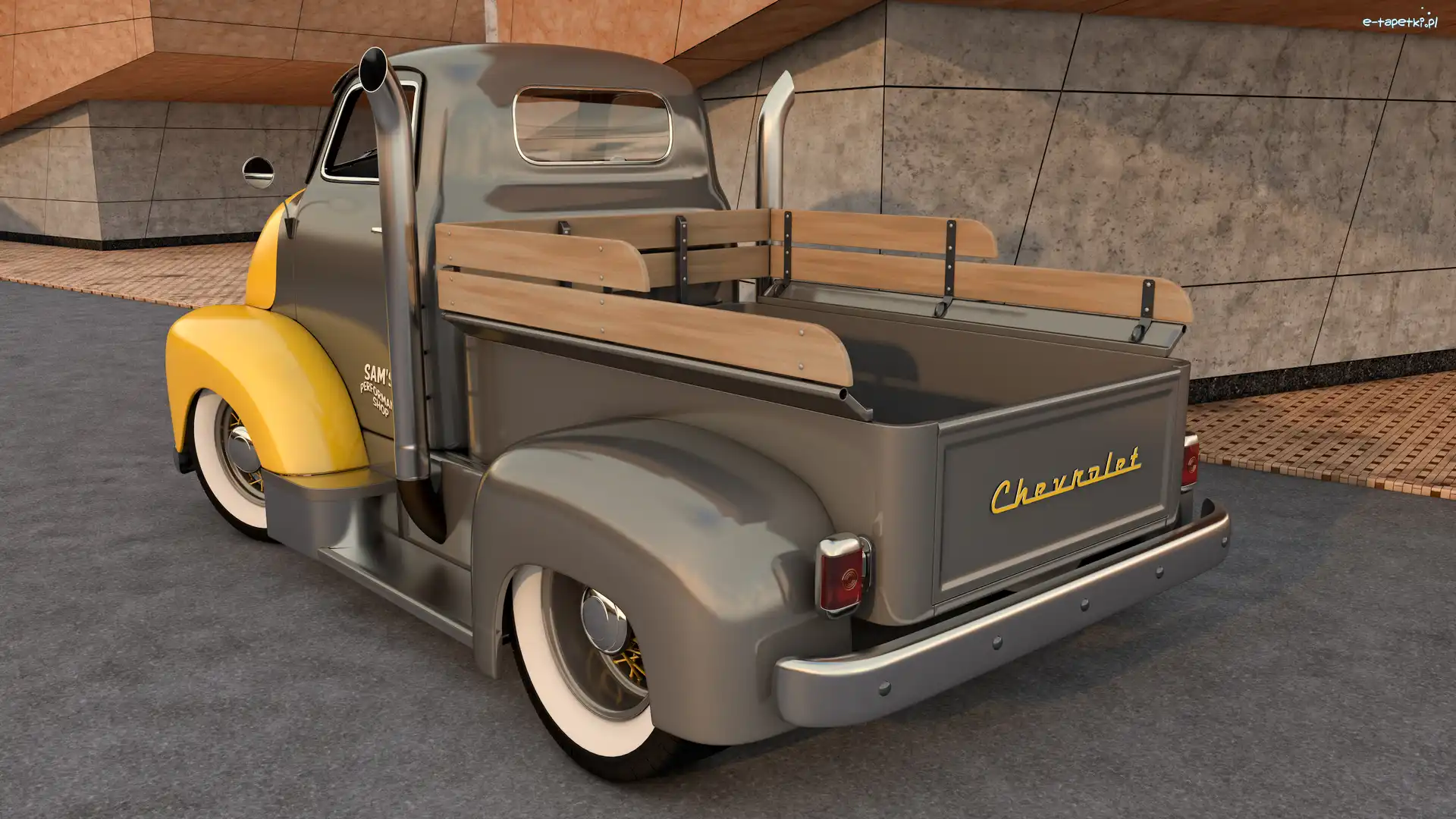 3D, Tył, Chevrolet COE Truck
