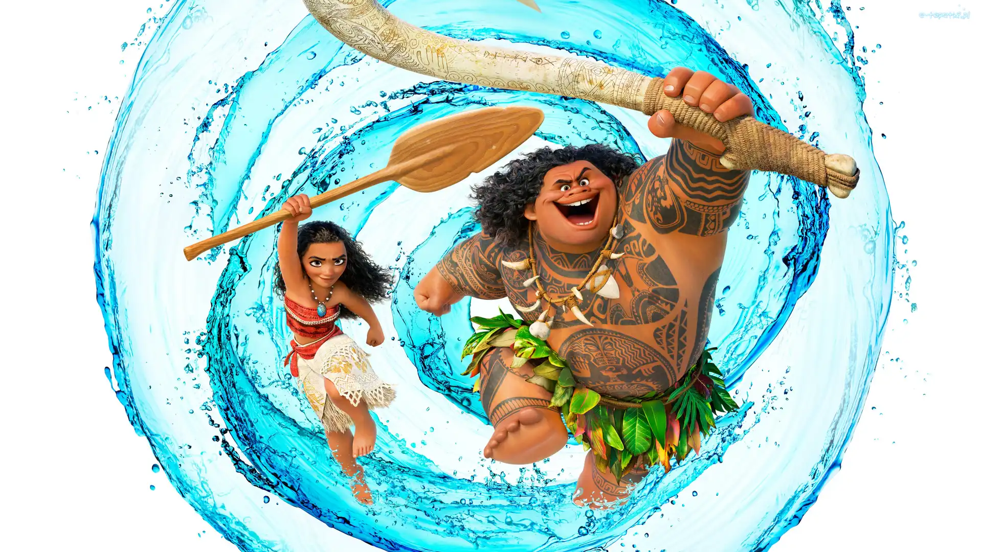 Vaiana Skarb oceanu, Chief Tui, Moana, Film animowany