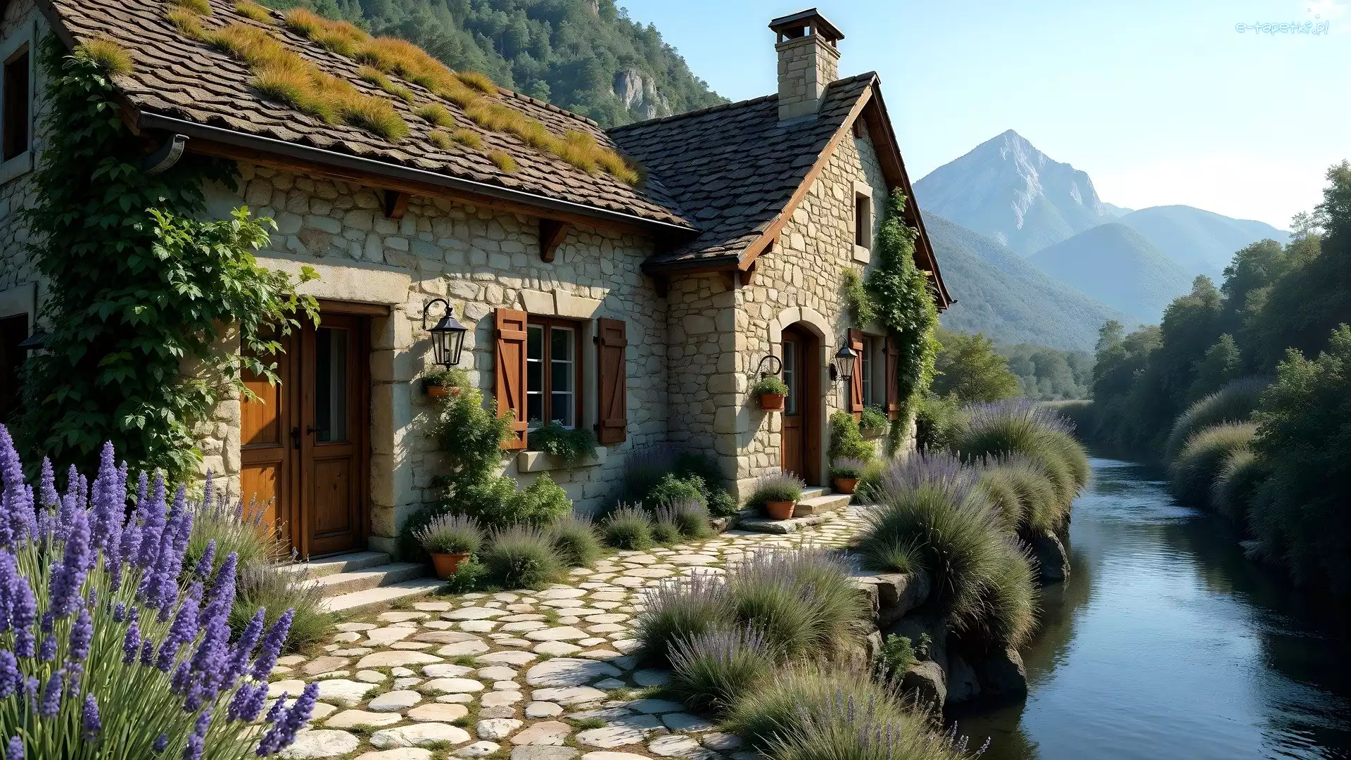 Rzeka, Kamienny, Dom