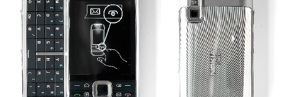 czarny, Zebra, Srebrny, Nokia E75