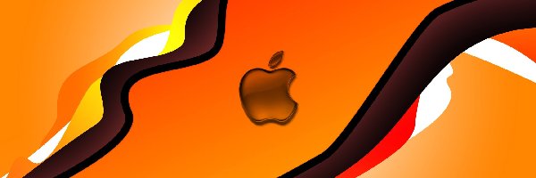 Logo, Orange, Pomarańczowe, Apple