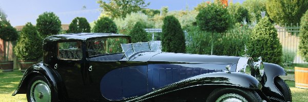 Zabytkowy, Samochód, Bugatti 41 Coupe de Ville