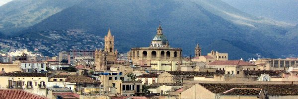 Palermo, Góry, Miasto, Włochy