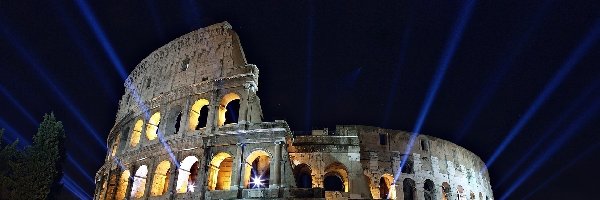 Amfiteatr, Laserowy, Pokaz, Koloseum