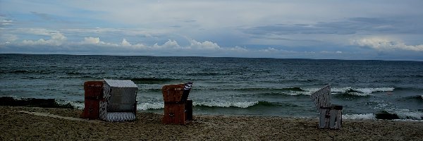 Budki, Plaża, Morze