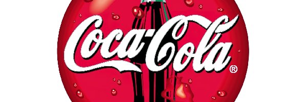 Okrągłe, Coca Cola, Logo, Czerwone