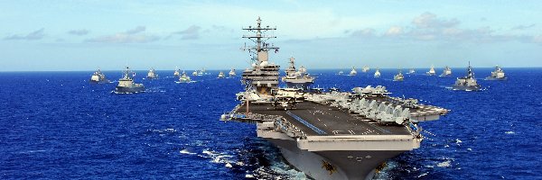 USS Ronald Reagan, Statki, Morze, Lotniskowiec