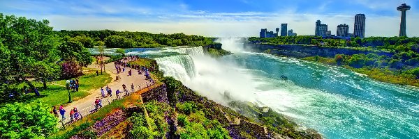 Z lotu ptaka, Niagara, Wodospad