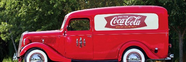 1937, Panel, Ford, Van, "Coca Cola"
