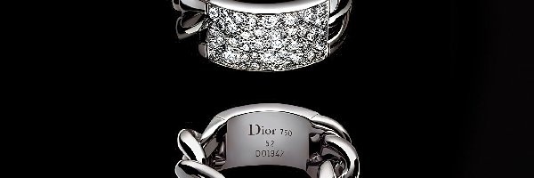 pierścionek, biżuteria, Dior