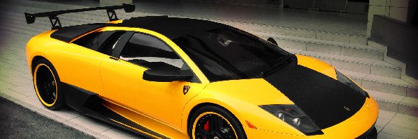 Żółty, Murcielago, Lamborghini