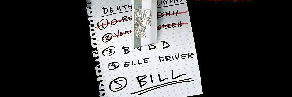 Lista, Miecz, Kill Bill 2